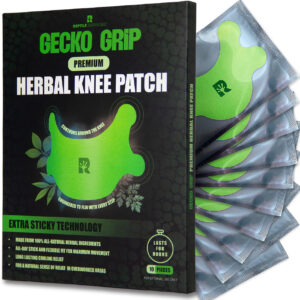 Gecko Grip Herbal Knee Patches (10 Count)